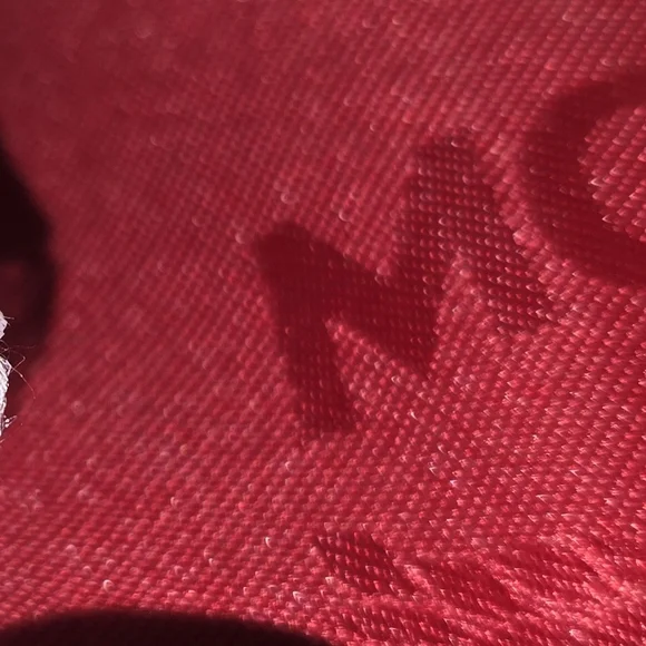 MCM Red Leather Zip-Around Wallet | Gold Hardware | Vintage Authentic - Picture 9 of 14